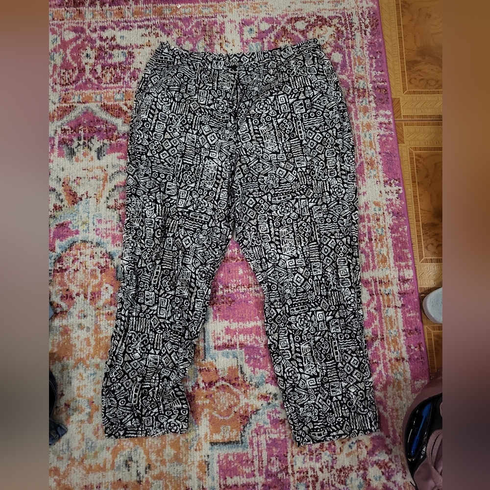 Boho linen pants